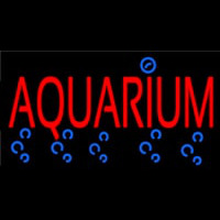 Red Aquarium Neonskylt