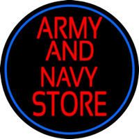 Red Army And Navy Store Neonskylt