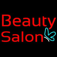 Red Beauty Salon Logo Neonskylt