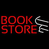 Red Book Store Logo Neonskylt