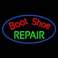 Red Boot Shoe Repair Neonskylt