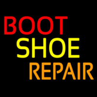 Red Boot Shoe Repair Neonskylt