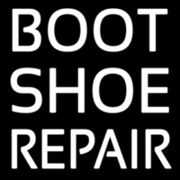 Red Boot Shoe Repair Neonskylt