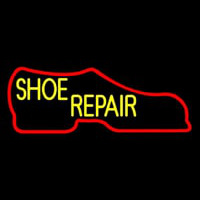 Red Boot Shoe Repair Neonskylt