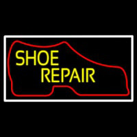 Red Boot Yellow Shoe Repair Neonskylt