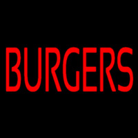 Red Burgers Neonskylt
