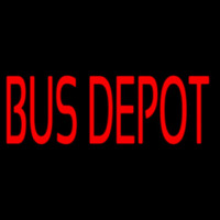 Red Bus Depot Neonskylt
