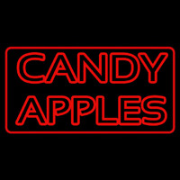 Red Candy Apples Neonskylt