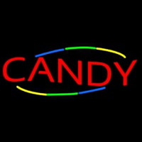 Red Candy Neonskylt