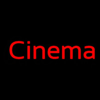 Red Cinema Neonskylt