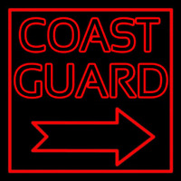Red Coast Guard Neonskylt