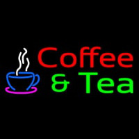Red Coffee And Green Tea Neonskylt