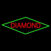 Red Diamond Block Neonskylt