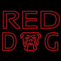 Red Dog Beer Sign Neonskylt