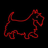 Red Dog Neonskylt