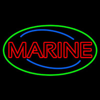 Red Double Stroke Marine Neonskylt