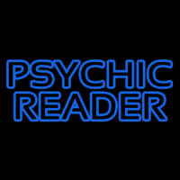 Red Double Stroke Psychic Reader Neonskylt