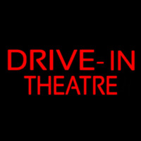 Red Drive In Theatre Neonskylt