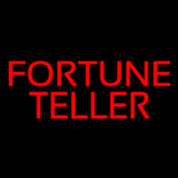 Red Fortune Teller Neonskylt