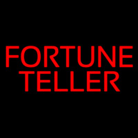 Red Fortune Teller Neonskylt