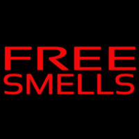 Red Free Smells Neonskylt