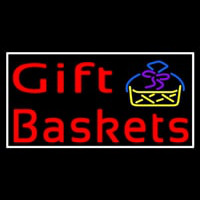 Red Gift Baskets With Logo Neonskylt