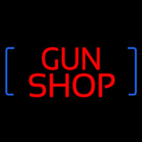 Red Gun Shop Neonskylt