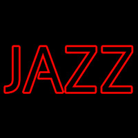 Red Jazz Block 4 Neonskylt