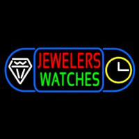 Red Jewelers Green Watches Neonskylt