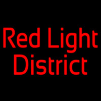 Red Light District Neonskylt