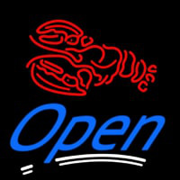 Red Lobster Open Neonskylt