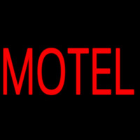 Red Motel Neonskylt