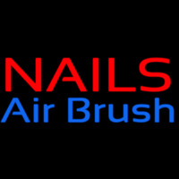 Red Nails Airbrush Neonskylt