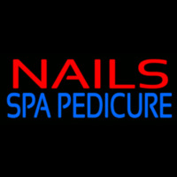 Red Nails Spa Pedicure Neonskylt
