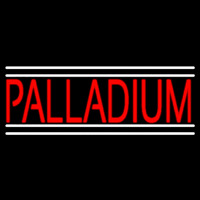 Red Palladium White Line Neonskylt
