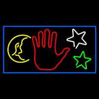 Red Palm Logo Psychic Neonskylt