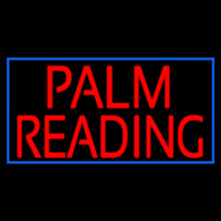 Red Palm Reading Neonskylt