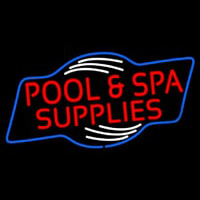 Red Pool And Spa Supplies Neonskylt