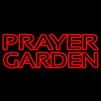 Red Prayer Garden Neonskylt