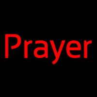 Red Prayer Neonskylt