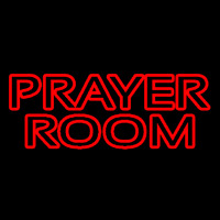 Red Prayer Room Neonskylt