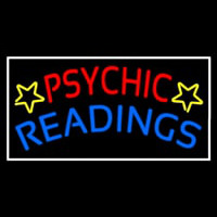 Red Psychic Blue Readings Neonskylt