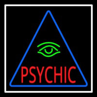Red Psychic Green Eye Neonskylt
