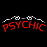 Red Psychic Neonskylt