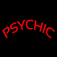 Red Psychic Neonskylt