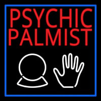 Red Psychic Palmist Neonskylt
