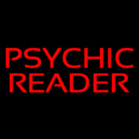 Red Psychic Reader Neonskylt