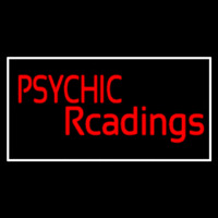 Red Psychic Readings And Blue Border Neonskylt