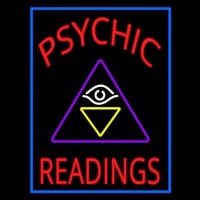 Red Psychic Readings Logo Neonskylt