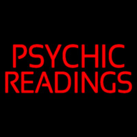 Red Psychic Readings Neonskylt
